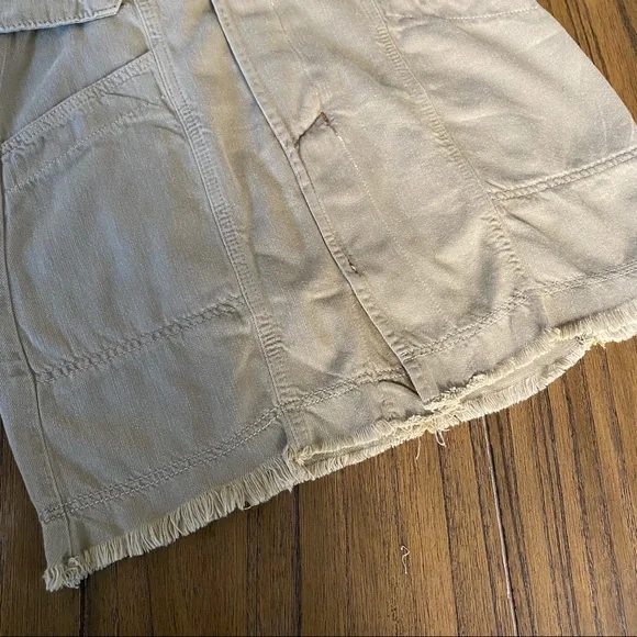 FLASH SALE! Free People high rise utility denim skirt - Picture 4 of 8